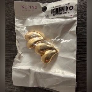 Xuping heart earrings - NWT